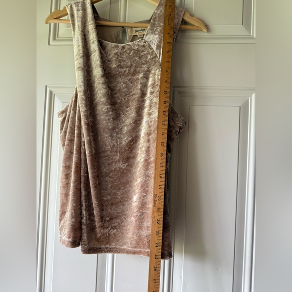 NWT Anthropologie Porridge Jessie Velvet Blouse Top - Picture 8 of 8